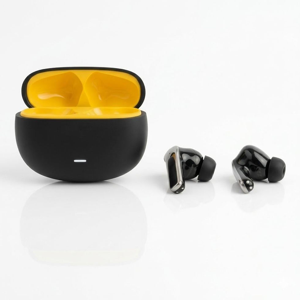 Thumbnail: Wireless Earbuds Bluetooth 5.4 Noise Cancelling Headphones for Sleep & Sports H
