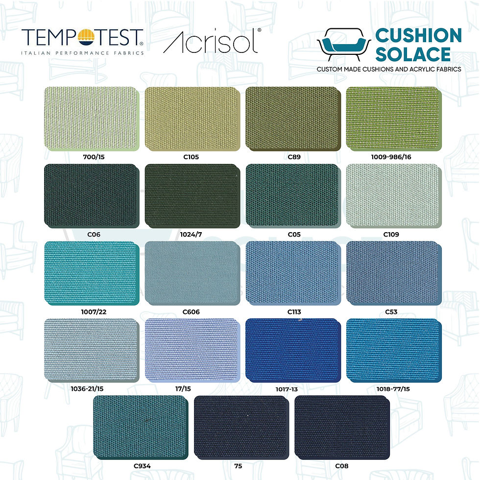 Thumbnail: Custom Outdoor Bench Cushion , Water Resistant, UV Proof, Zippered Cover, 8 Yea