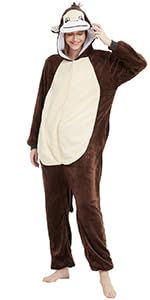 Thumbnail: Cow Onesie Kids Animal Costume Girls Pajamas One Piece Cosplay Halloween Christ
