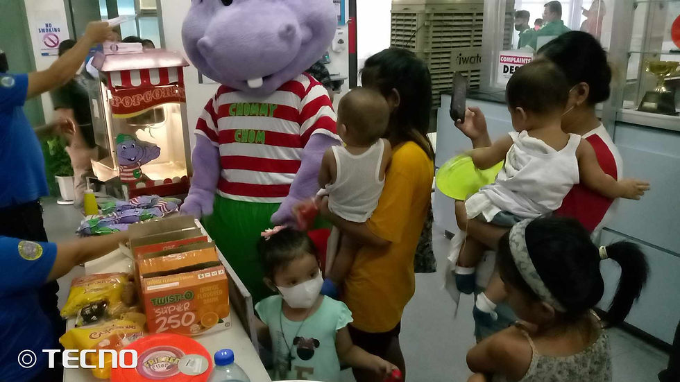 Vising the sick children from JJASGH