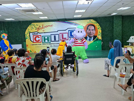 Happy Children with Chummy Chum around