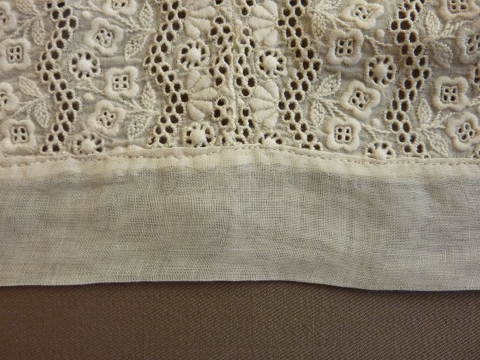Miniature : Chemisier Devantier en Broderie Anglaise