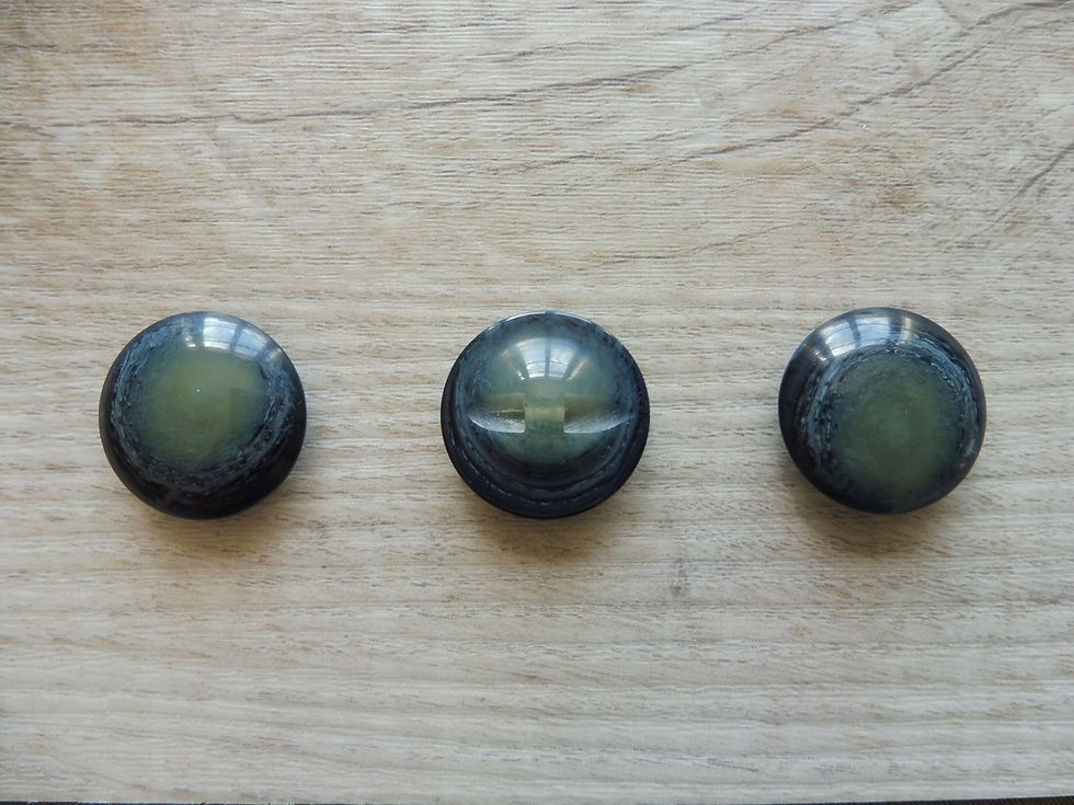 Miniature : Lot de 5 Boutons Bleus/Verts