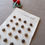 Miniature : Plaque de Boutons "Champignons" Beiges