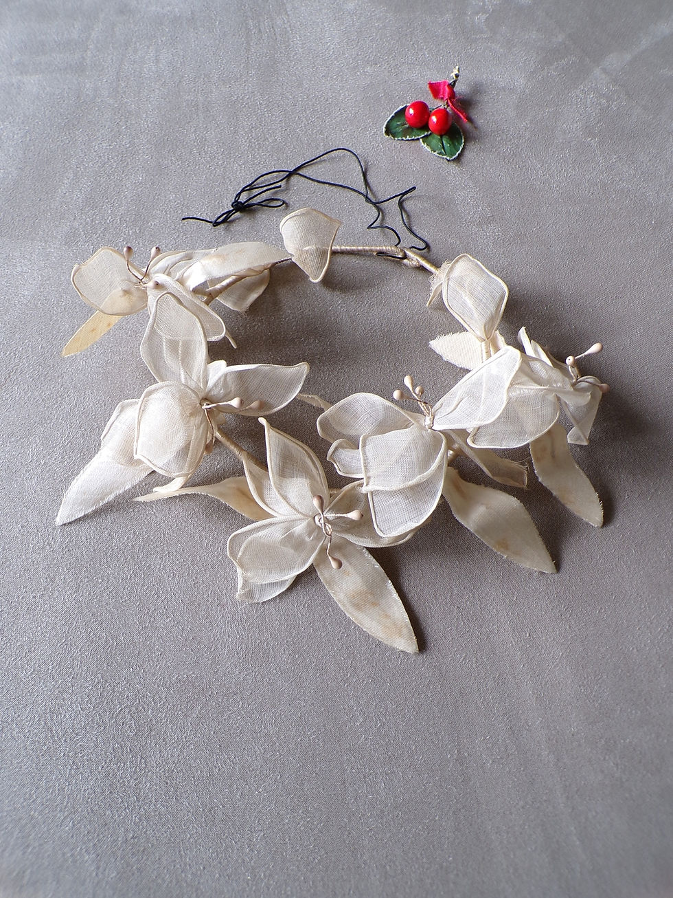 Miniature : Couronne de Mariée Fleurs de Lys