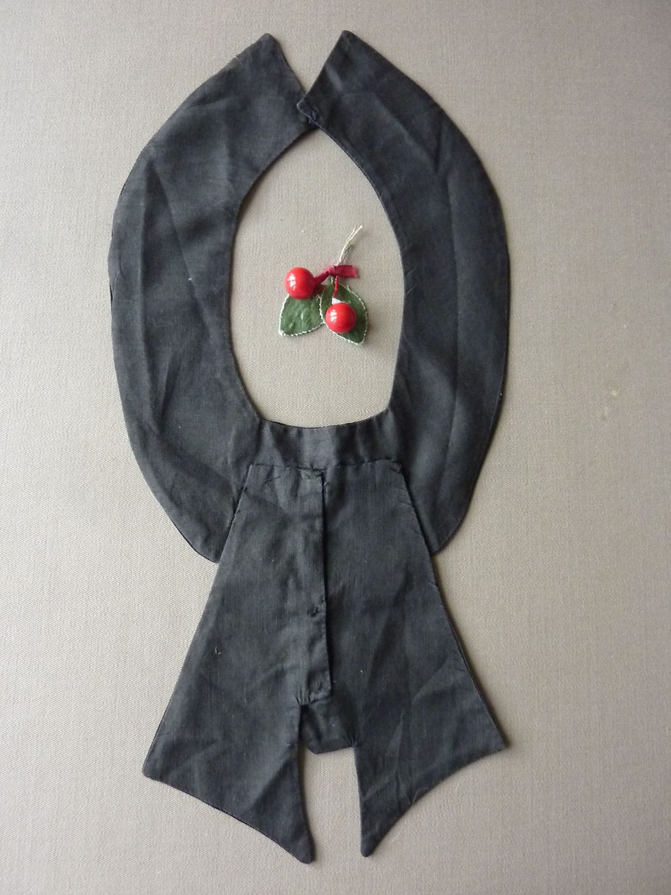 Miniature : Col Jabot en Satin