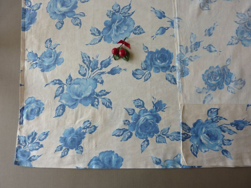 Miniature : Lot de 2 Coupons Fleurs Bleues