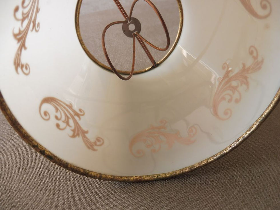 Miniature : Paire d'Abat-Jours Volutes Dorées