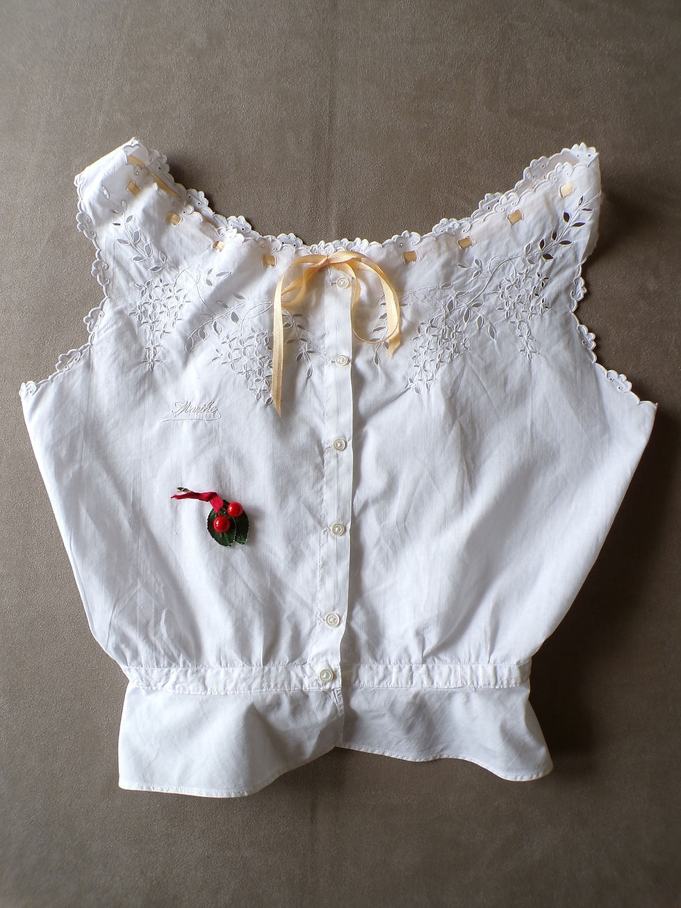 Miniature : Cache Corset "Lilas" Brodé MARTHE