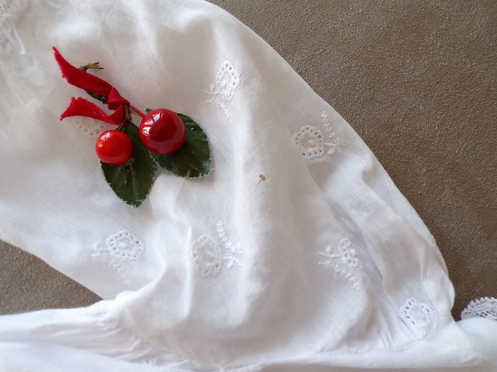Miniature : Robe de Baptême en Voile Brodé
