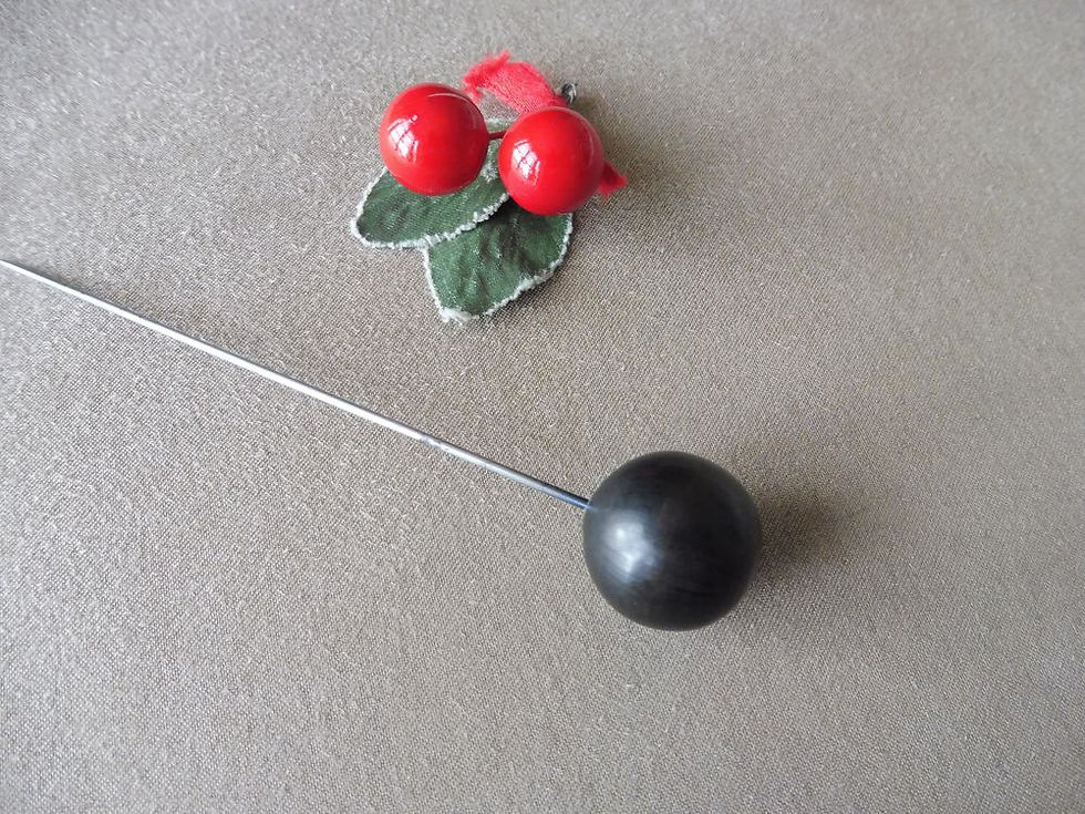 Miniature : Epingle à Chapeau Noire