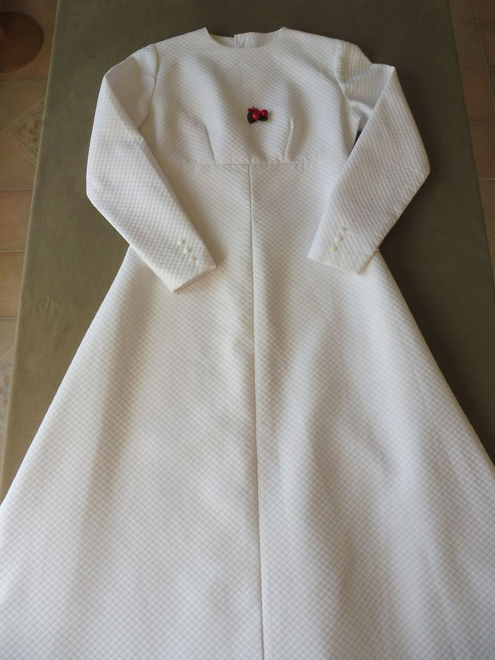 Miniature : Robe de Mariée en Piqué Années 60