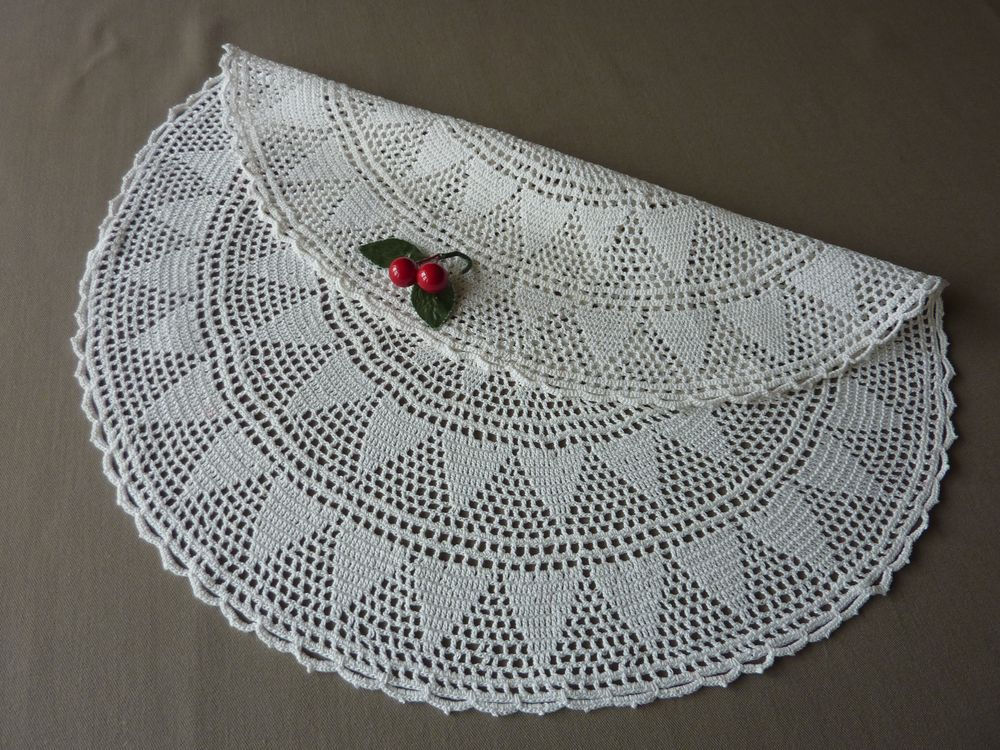 Napperon Rond en Crochet