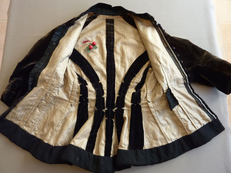 Miniature : Veste en Velours 1900