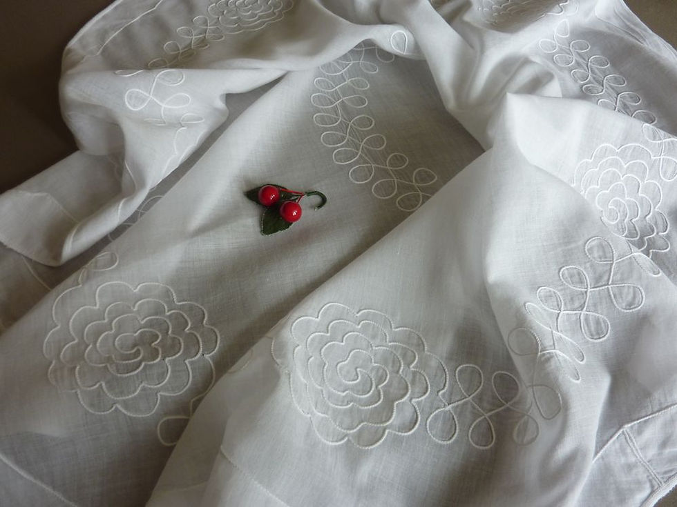 Miniature : Nappe de Guéridon en Voile