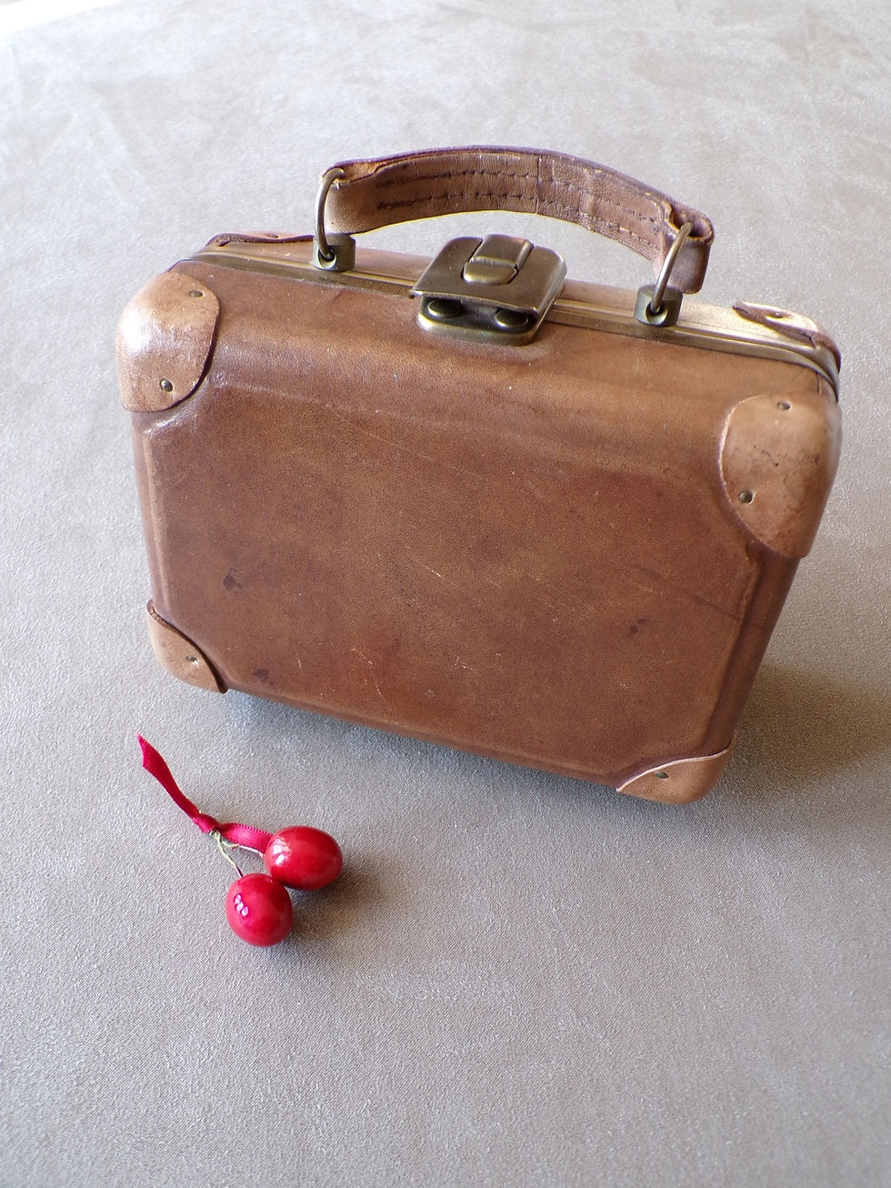 Miniature : Petite Valise en Cuir