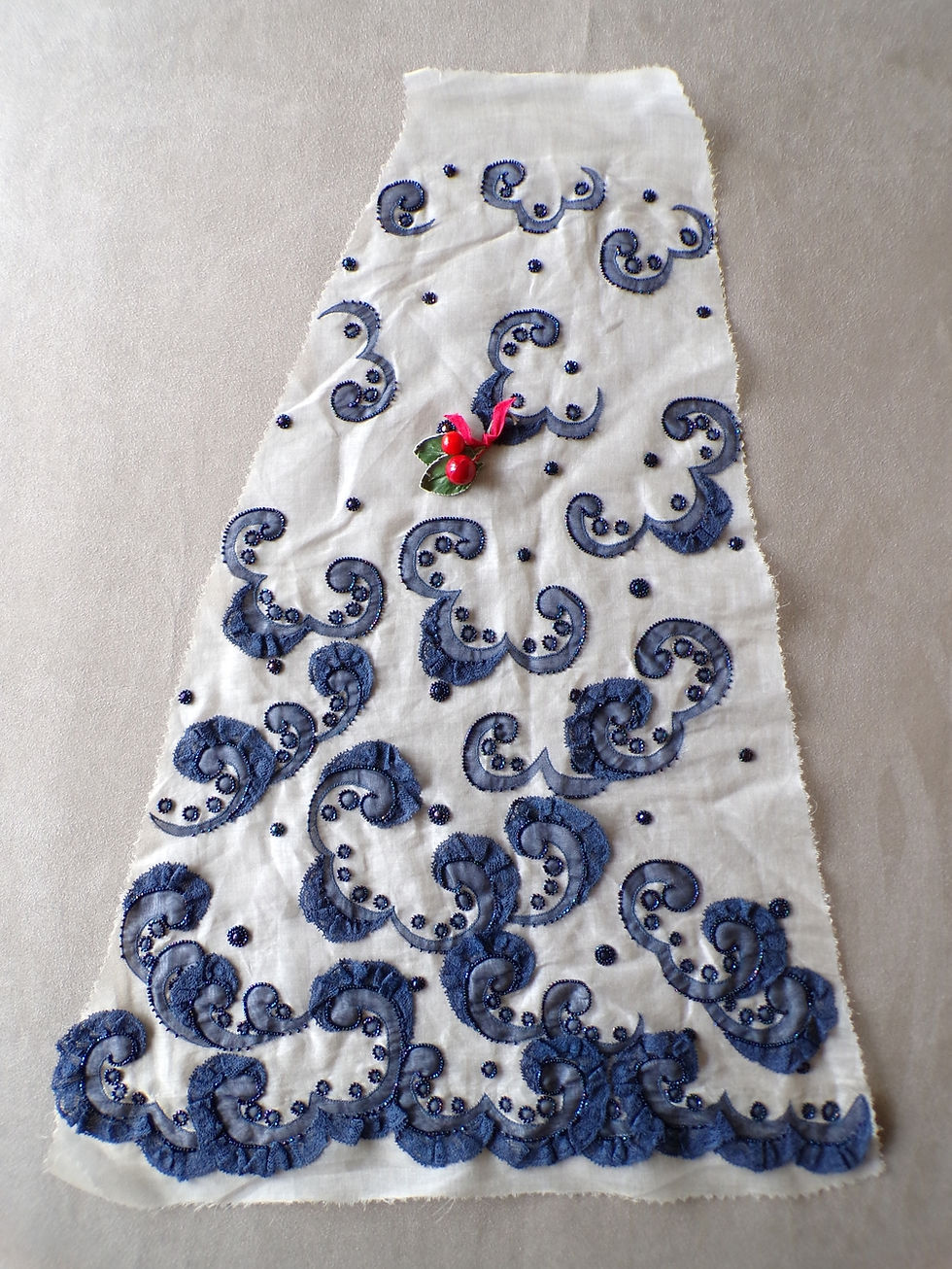 Miniature : Echantillon Organdi et Volutes (n°26)
