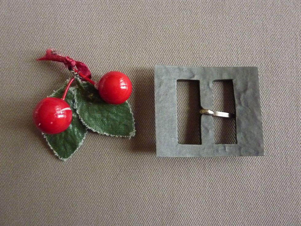 Miniature : Boucle de Ceinture Grise