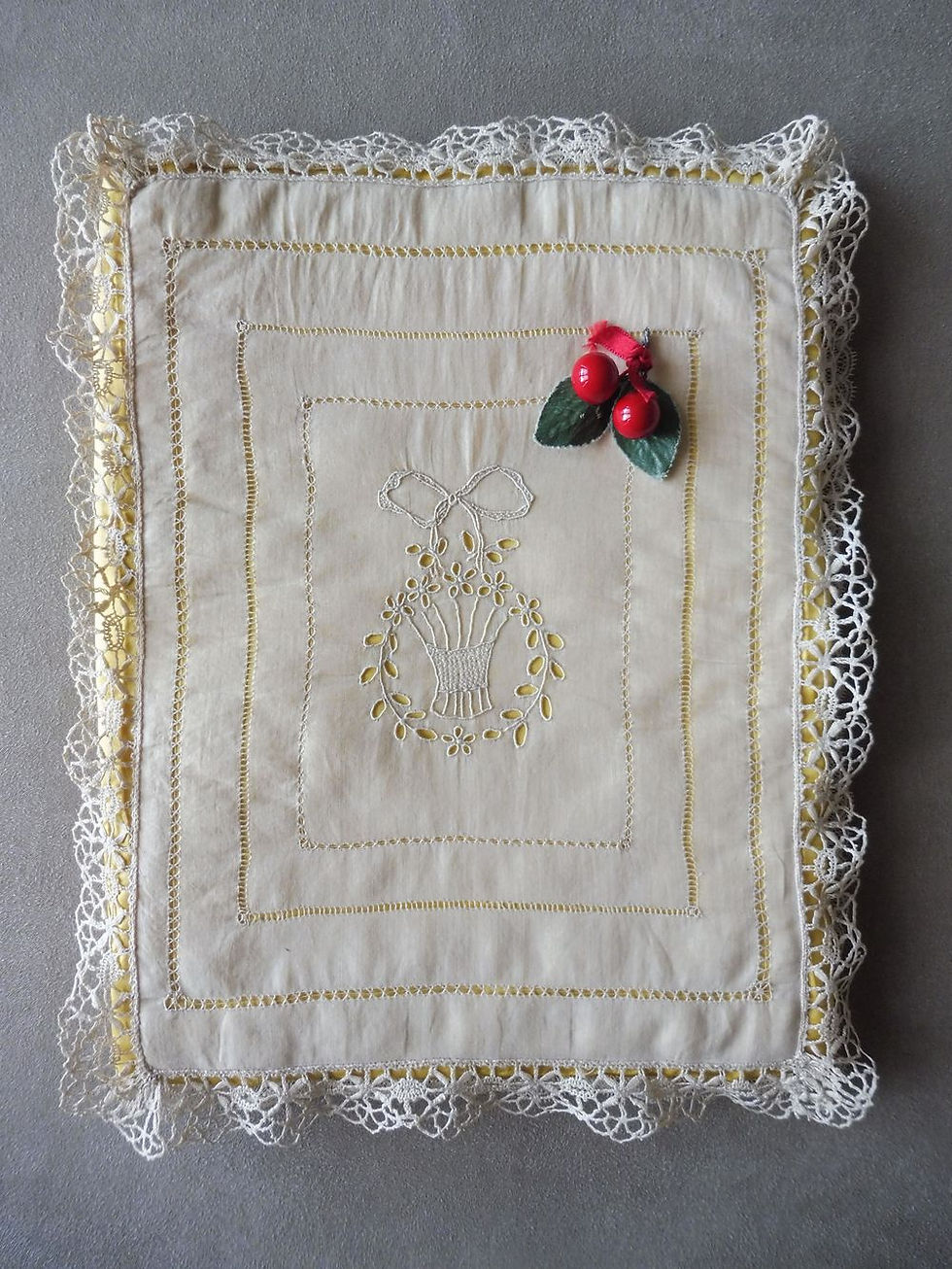 Miniature : Pochette à Lingerie en Soie