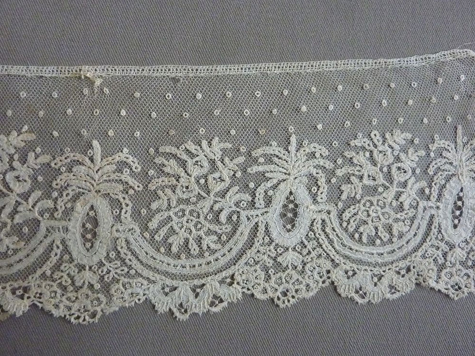 Miniature : Bande de Tulle Brodé