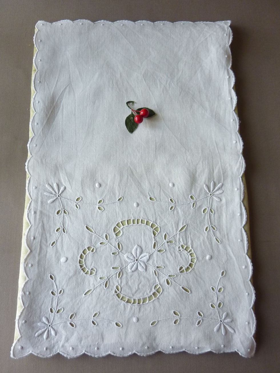 Miniature : Pochette à Lingerie en Soie Verte