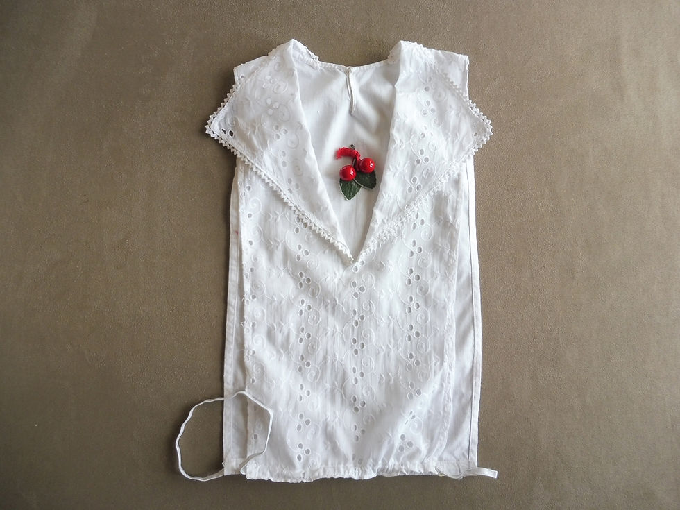 Miniature : Chemisier Devantier Broderie Anglaise