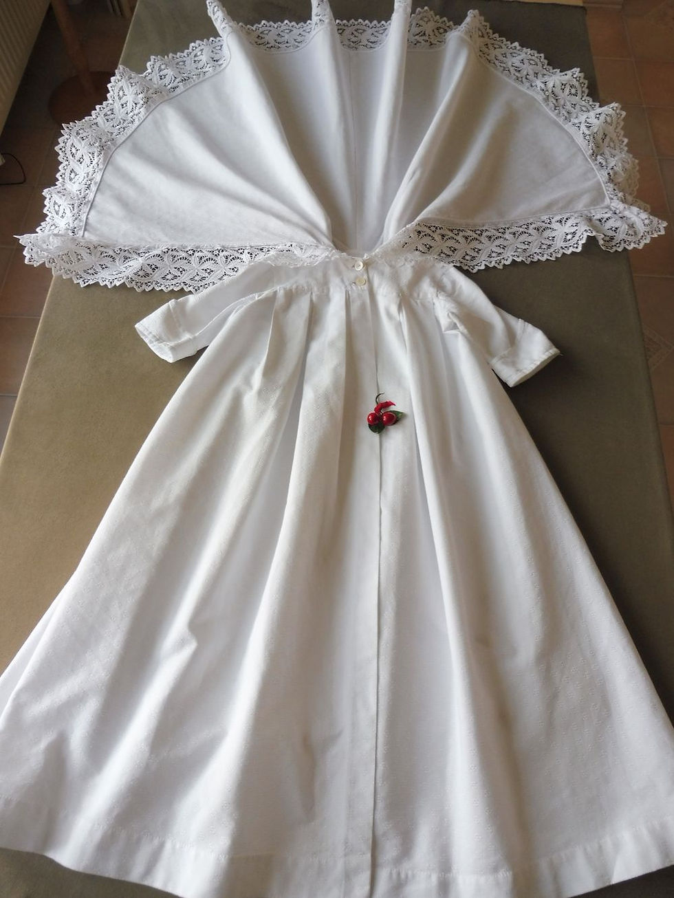 Miniature : Long Manteau Cape de Baptême