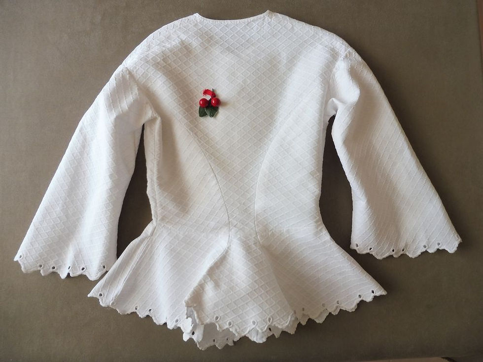 Miniature : Corsage en Piqué de Coton