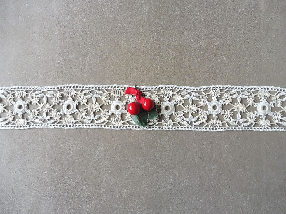 Miniature : Bande de Dentelle Bicolore
