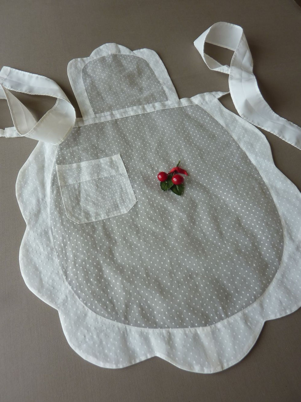 Miniature : Tablier en Organdi