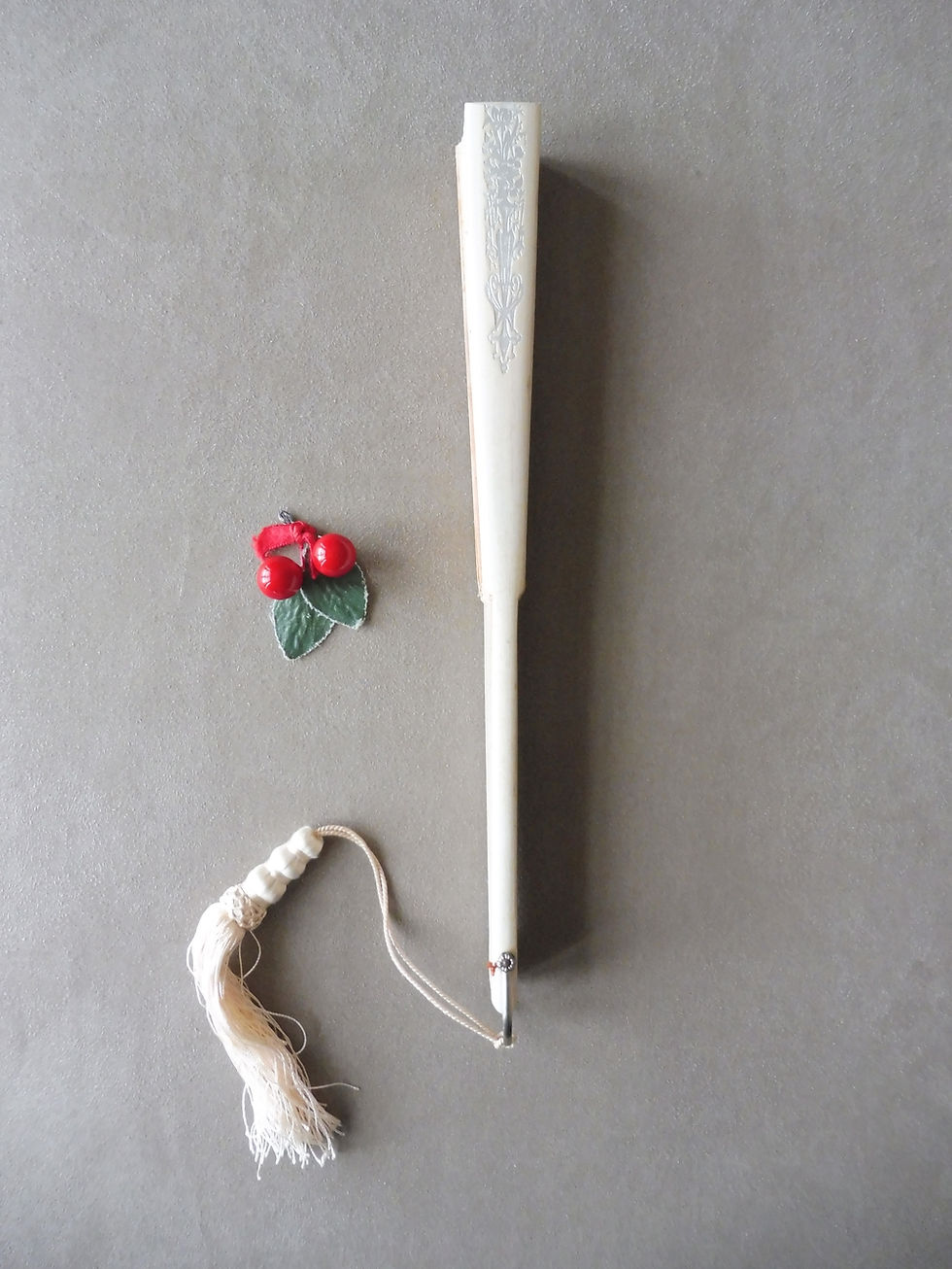 Miniature : Eventail "Fleurs de cerisiers et Oiseaux"