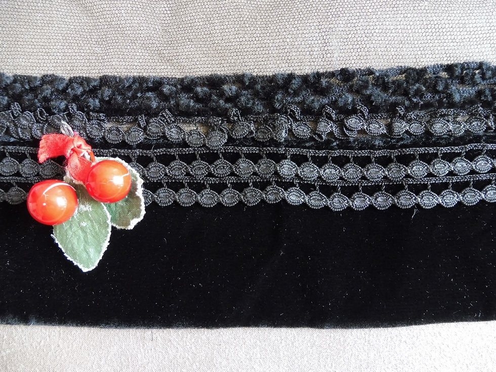 Miniature : Echantillon Velours et Tulle (n°13)