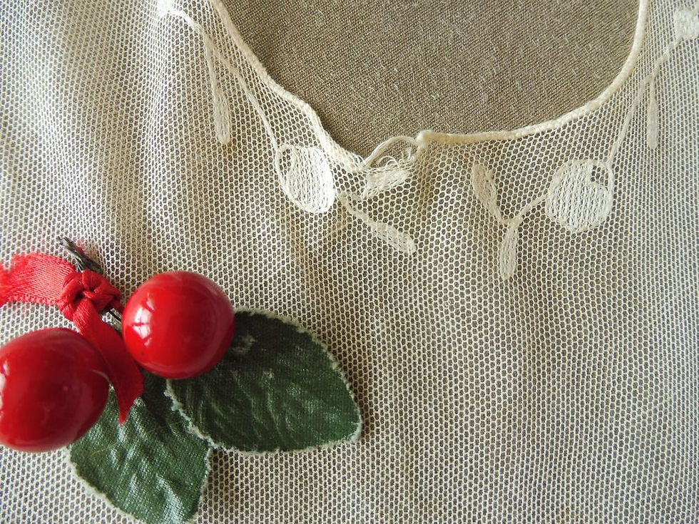 Miniature : Sur-Robe en Tulle Cerises
