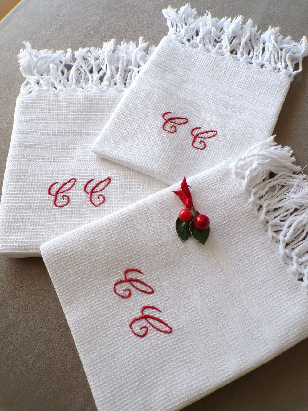 Ensemble de Grandes Serviettes de Toilette CC