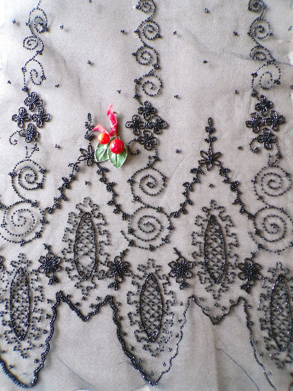 Echantillon Tulle et Jais