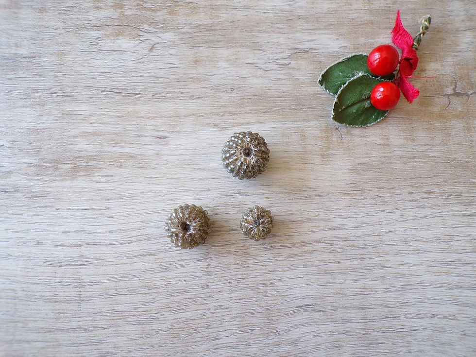 Miniature : Lot de 3 Boutons Perlés