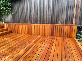 Bilau hardwood decking bench wet.JPEG
