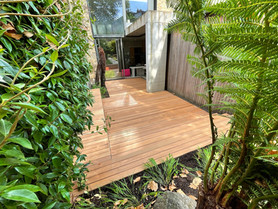 Bilau hardwood decking looking back towards house.JPEG