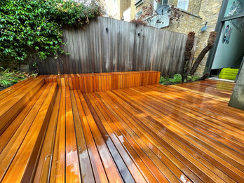 Bilau hardwood decking bench and stairs wet (1).JPEG