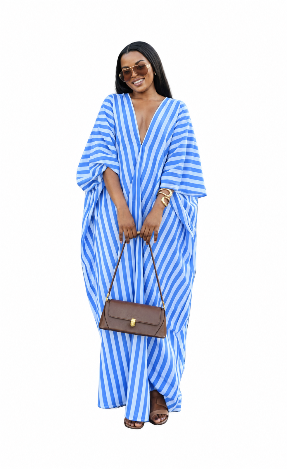 Classic BUBU broad stripe front reference; Oshiwambo design is not pictured
