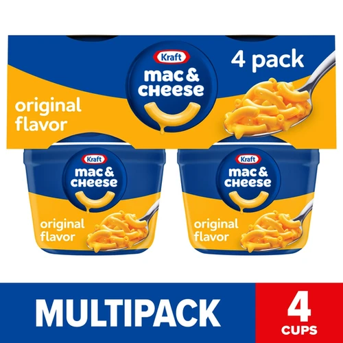Microwavable Kraft Mac & Cheese - 4 pack | thehopecenterofmd