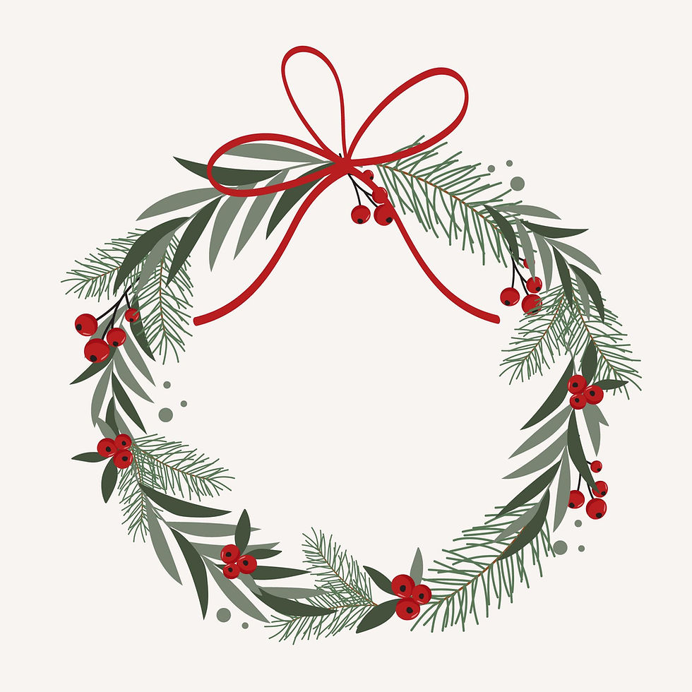 Christmas wreath making class in scotland