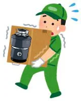 引っ越し作業をする男性