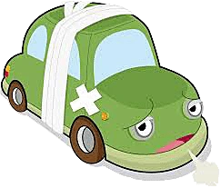 ボロボロイメージの車
