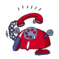 電話のGIFアニメ