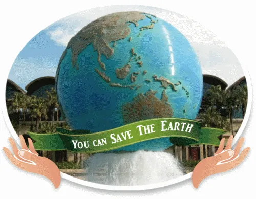 You can save the Earth. 地球環境を守ろう