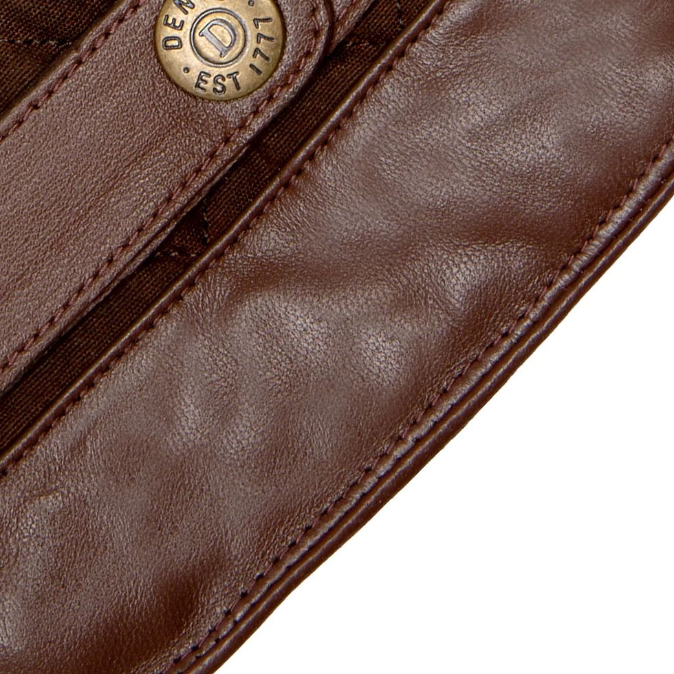 Thumbnail: Dents - Bruton Men's  Leather Gloves in Chestnut