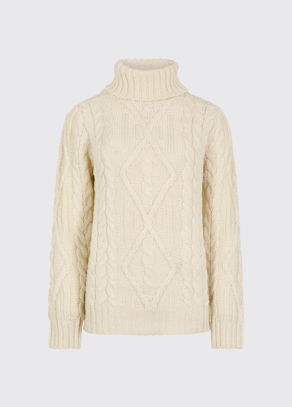 Dubarry Somers Women’s Roll-neck Sweater in Cream