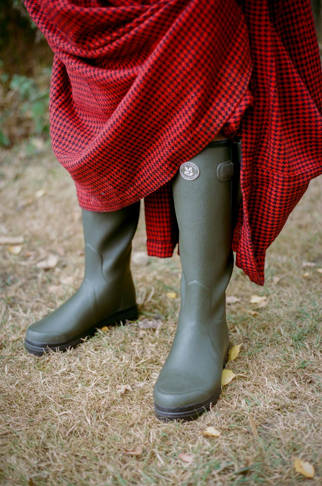 Le Chameau Women's National Trust Vierzon Jersey Lined Wellington Boot