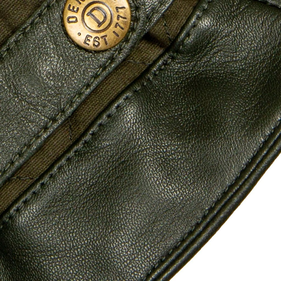 Thumbnail: Dents - Bruton Men's  Leather Gloves in Olive